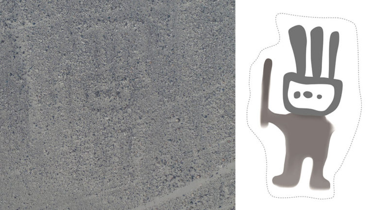 An AI found a hidden Nazca Line in Peru showing a humanoid figure