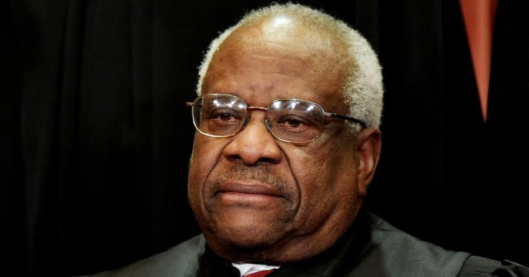 Clarence Thomas Wants to Rethink Internet Speech. Be Afraid