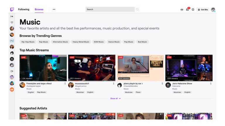 Music is now a ‘full blown category’ on Twitch, as Amazon-owned firm recruits for Head of Artist Relations