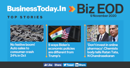 No festive boom for auto industry; Biden’s economic policies; Tanishq withdraws another ad